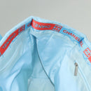 CHANEL New Travel Line Hand Bag Nylon Light Blue CC Auth mr1475-18