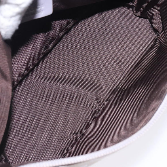 GUCCI GG Canvas Accessory Pouch Purple Silver 7198 Auth mr1477