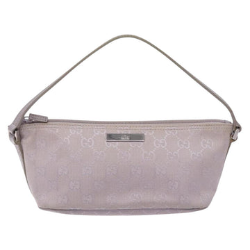 GUCCI GG Canvas Accessory Pouch Purple Silver 7198 Auth mr1477 - 0