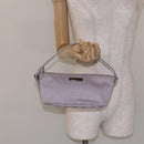 GUCCI GG Canvas Accessory Pouch Purple Silver 7198 Auth mr1477-21