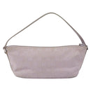 GUCCI GG Canvas Accessory Pouch Purple Silver 7198 Auth mr1477-3