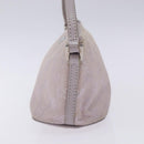 GUCCI GG Canvas Accessory Pouch Purple Silver 7198 Auth mr1477-4