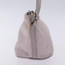 GUCCI GG Canvas Accessory Pouch Purple Silver 7198 Auth mr1477-5