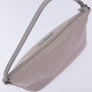 GUCCI GG Canvas Accessory Pouch Purple Silver 7198 Auth mr1477-6