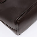 GUCCI Bamboo Shoulder Bag Leather 2way Brown Gold 007 2032 0281 Auth mr1478-9