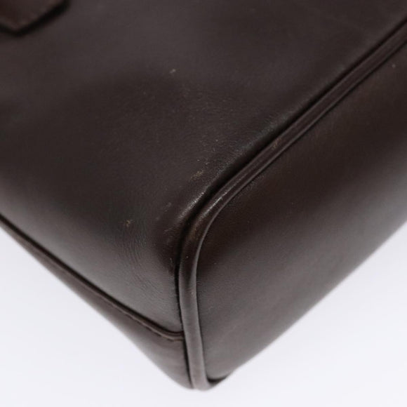 GUCCI Bamboo Shoulder Bag Leather 2way Brown Gold 007 2032 0281 Auth mr1478