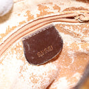 GUCCI Bamboo Shoulder Bag Leather 2way Brown Gold 007 2032 0281 Auth mr1478-21