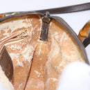 GUCCI Bamboo Shoulder Bag Leather 2way Brown Gold 007 2032 0281 Auth mr1478-22