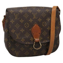 LOUIS VUITTON Monogram Monogram Saint Cloud GM Bag M51242 LV Auth mr1485-1