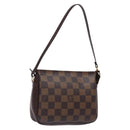 LOUIS VUITTON Damier Ebene Trousse Makeup Pouch N51982 LV Auth mr1493-1