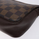 LOUIS VUITTON Damier Ebene Trousse Makeup Pouch N51982 LV Auth mr1493-8