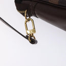 LOUIS VUITTON Damier Ebene Trousse Makeup Pouch N51982 LV Auth mr1493-9