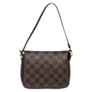 LOUIS VUITTON Damier Ebene Trousse Makeup Pouch N51982 LV Auth mr1493-13