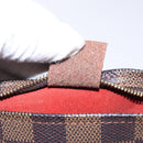 LOUIS VUITTON Damier Ebene Trousse Makeup Pouch N51982 LV Auth mr1493-12