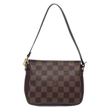 LOUIS VUITTON Damier Ebene Trousse Makeup Pouch N51982 LV Auth mr1493 - 0