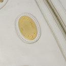 BALLY Shoulder Bag Leather White Auth mr1501-17