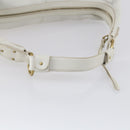 BALLY Shoulder Bag Leather White Auth mr1501-8