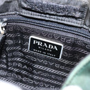 PRADA Quilted Chain Shoulder Bag Nylon plastic Green Auth mr1504-19