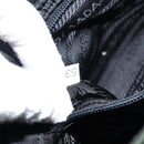 PRADA Quilted Chain Shoulder Bag Nylon plastic Green Auth mr1504-10