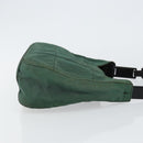 PRADA Quilted Chain Shoulder Bag Nylon plastic Green Auth mr1504-3