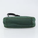 PRADA Quilted Chain Shoulder Bag Nylon plastic Green Auth mr1504-5