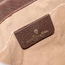 GUCCI GG Supreme Web Sherry Line Clutch Bag Beige Gold 156 01 033 Auth mr1505-17