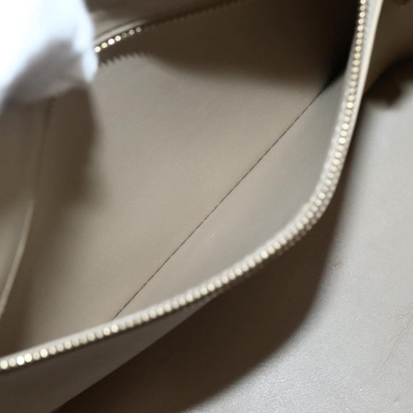 LOUIS VUITTON Monogram Vernis Houston Hand Bag Beige M91004 LV Auth mr1506