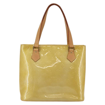 LOUIS VUITTON Monogram Vernis Houston Hand Bag Beige M91004 LV Auth mr1506 - 0
