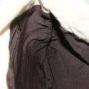 FENDI Shoulder Bag Canvas Beige Silver Auth mr1514-20