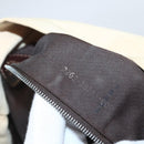 FENDI Shoulder Bag Canvas Beige Silver Auth mr1514-12