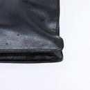 CHANEL Shoulder Bag Leather Black Gold CC Auth mr1518-14