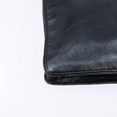 CHANEL Shoulder Bag Leather Black Gold CC Auth mr1518-15