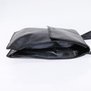 CHANEL Shoulder Bag Leather Black Gold CC Auth mr1518-4