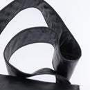 CHANEL Shoulder Bag Leather Black Gold CC Auth mr1518-8