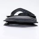 CHANEL Shoulder Bag Leather Black Gold CC Auth mr1518-5