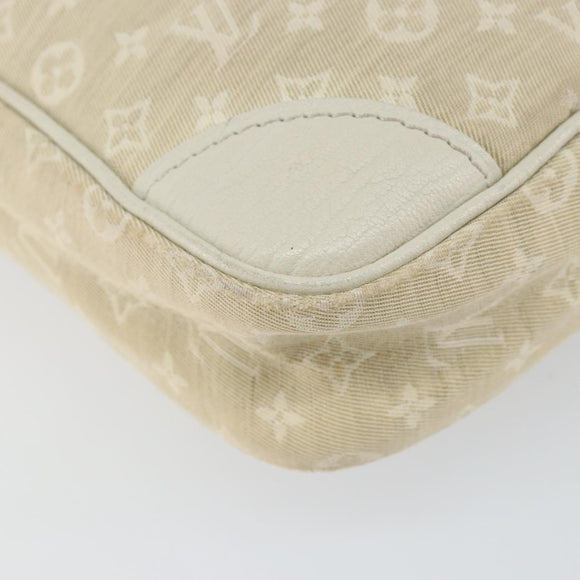 LOUIS VUITTON Monogram Mini Lin Danube Shoulder Bag Dunne M95318 LV Auth mr1523