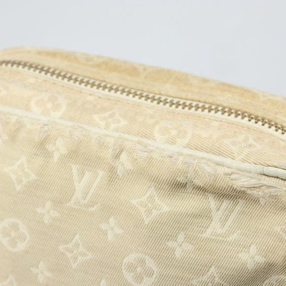 LOUIS VUITTON Monogram Mini Lin Danube Shoulder Bag Dunne M95318 LV Auth mr1523