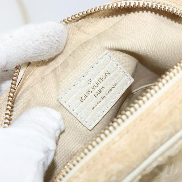 LOUIS VUITTON Monogram Mini Lin Danube Shoulder Bag Dunne M95318 LV Auth mr1523