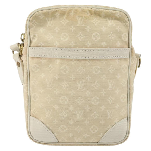 LOUIS VUITTON Monogram Mini Lin Danube Shoulder Bag Dunne M95318 LV Auth mr1523