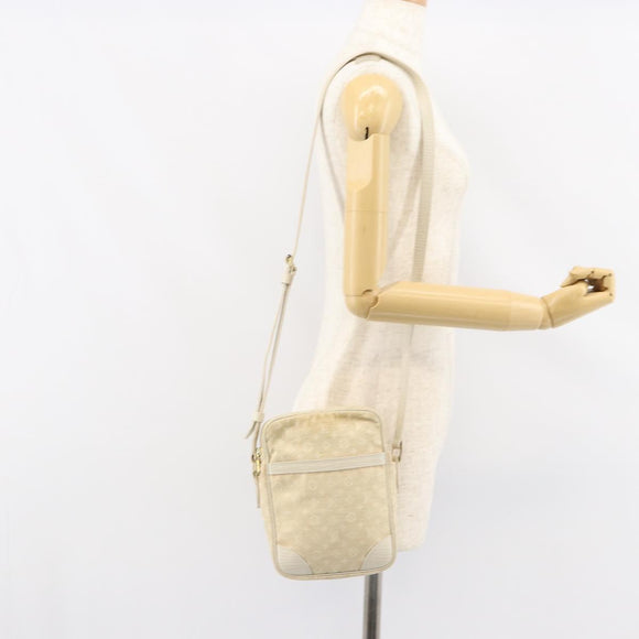 LOUIS VUITTON Monogram Mini Lin Danube Shoulder Bag Dunne M95318 LV Auth mr1523