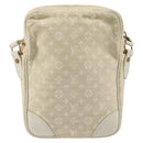 LOUIS VUITTON Monogram Mini Lin Danube Shoulder Bag Dunne M95318 LV Auth mr1523-2