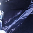 FENDI Zucchino Canvas Tote Bag Navy Silver Auth mr1524-11