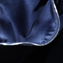 FENDI Zucchino Canvas Tote Bag Navy Silver Auth mr1524-21