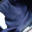 FENDI Zucchino Canvas Tote Bag Navy Silver Auth mr1524-12