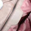 Stella MacCartney Chain Falabella Bag Polyester Beige Silver 234387 Auth mr1527-18