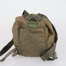 PRADA Hand Bag Nylon 2 Set Red Khaki Auth mr1528-11