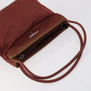 PRADA Hand Bag Nylon 2 Set Red Khaki Auth mr1528-5