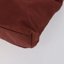 PRADA Hand Bag Nylon 2 Set Red Khaki Auth mr1528-8