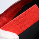 BALENCIAGA Clutch Bag Leather Red 273023 Auth mr1530-12