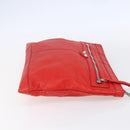 BALENCIAGA Clutch Bag Leather Red 273023 Auth mr1530-4